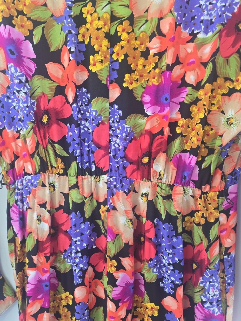 Michael Matisse Newyork Floral Button-Front Midi Dress in Multicolor - Picture 9 of 10